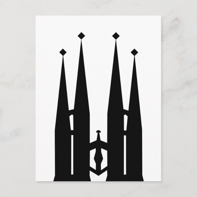 Sagrada Familia Postkarte (Vorderseite)