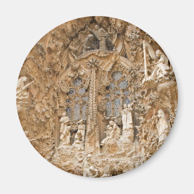 Sagrada Familia Skulpturen Magnet (Vorne)