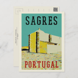 Sagres promonelle Abbildung Algarve Portugal Postkarte