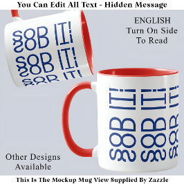 Sag's! Englische England versteckte Meldung 150B Z Tasse