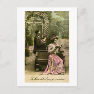 Sagt das Buch 'I Liebe you'? Postkarte