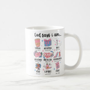 sagt, ich bin Mütter Tag Christlich Motivation Mam Kaffeetasse
