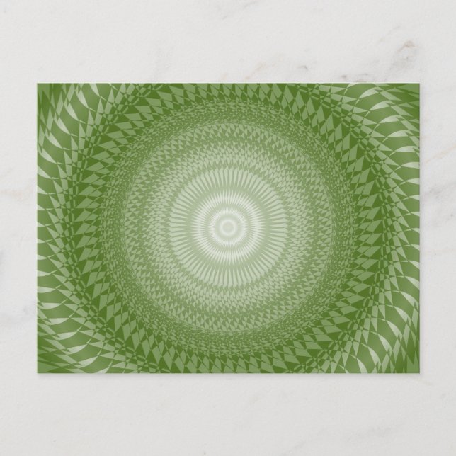 Sägt Mandala in Stämmen Postkarte (Vorderseite)