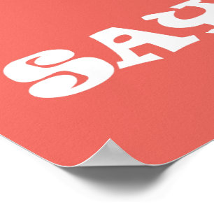 Sagt wer Funky A3 Poster