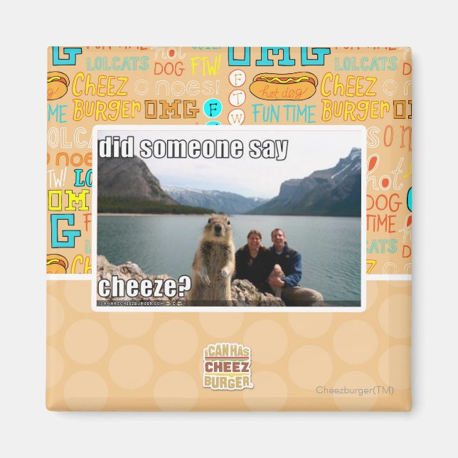 Sagte jemand zu betrügen? magnet (Vorne)