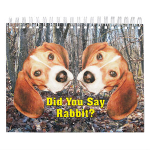 Sagten Sie Kaninchen? Beagle-Kalender Kalender