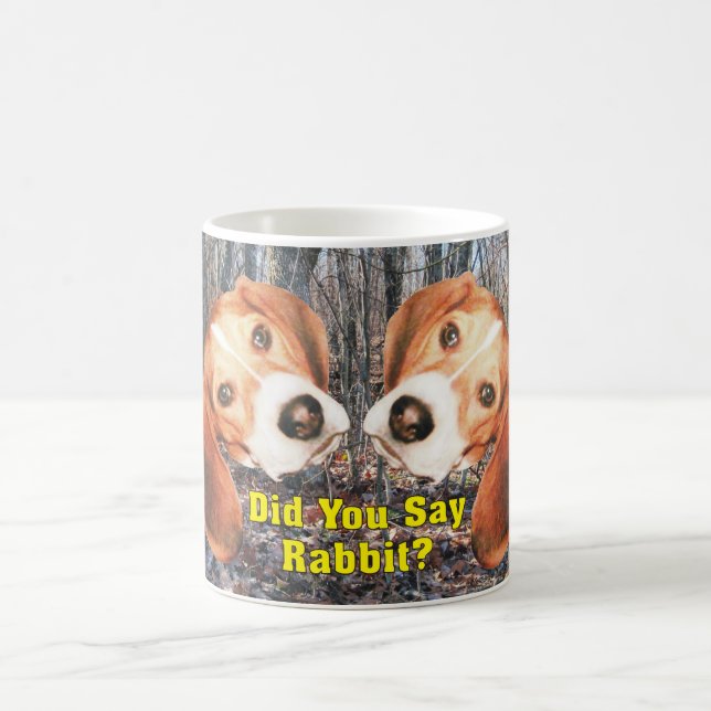 Sagten Sie Kaninchen? Beagle-WaldTasse Tasse (Mittel)
