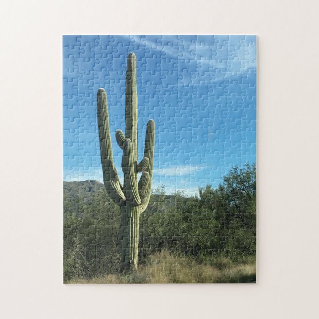 Saguaro Cactus Arizona Wüste Landschaftlich Puzzle (Vertikal)