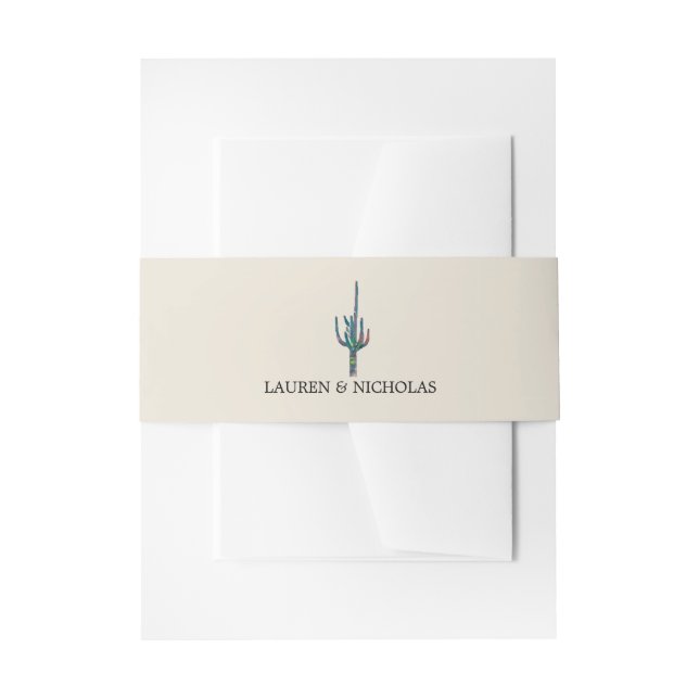 Saguaro Cactus Belly Band (Vorderseite Beispiel)