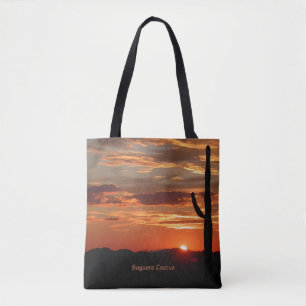 Saguaro Cactus, Sunset,