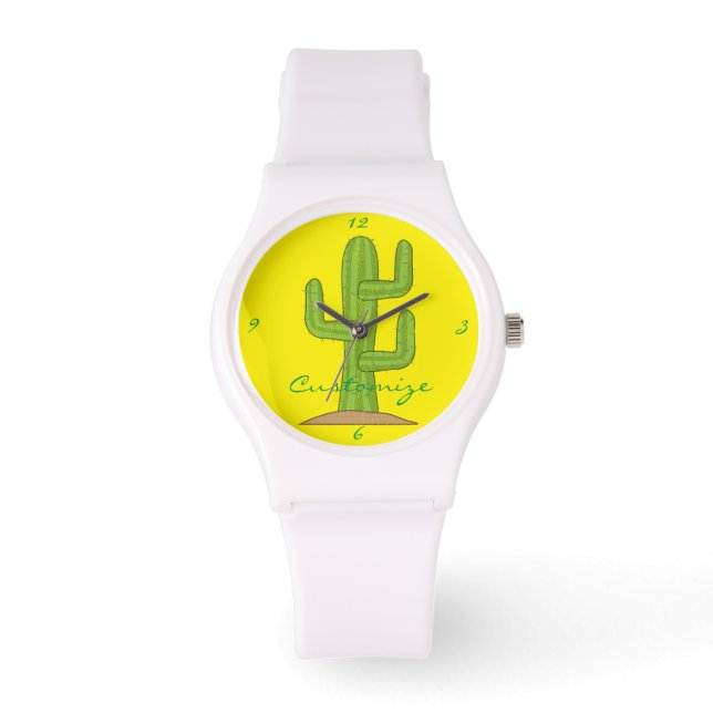 Saguaro Cactus Thunder_Cove Armbanduhr (Vorderseite)