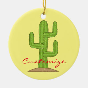 Saguaro Cactus Thunder_Cove Keramik Ornament