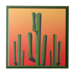 Saguaro Cactus Wohngestaltung Tile Fliese
