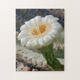 Saguaro in Bloom Puzzle, 11" x 14", 252 pieces Puzzle
