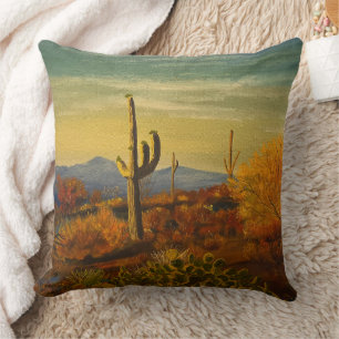 Saguaro in der Wüste von Arizona, von Gary Poling Kissen