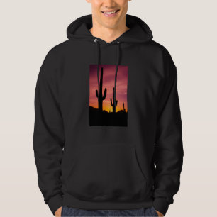 Saguaro-Kakteen bei Sonnenaufgang, Arizona Hoodie