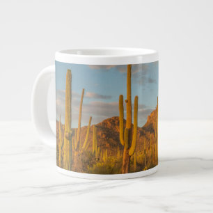 Saguaro-Kakteen bei Sonnenuntergang, Arizona Jumbo-Tasse