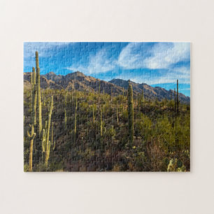 Saguaro-Kaktus-Nationalpark Arizona. Puzzle