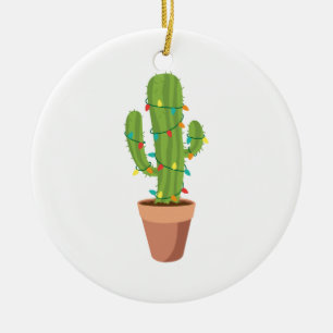 Saguaro-Kaktus-Pflanze Keramikornament