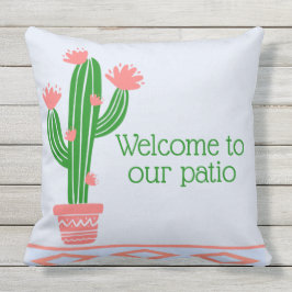 Saguaro-Kaktus-Rosa-Blüte, Willkommen zu unserem Kissen