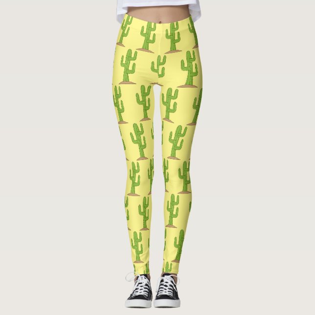 Saguaro-Kaktus Thunder_Cove Leggings (Vorderseite)