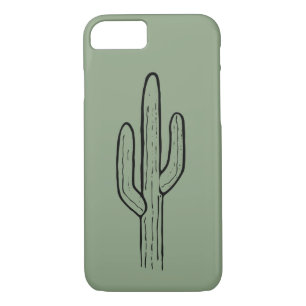 Saguaro-Kaktus-weises Grün iPhone Fall Case-Mate iPhone Hülle