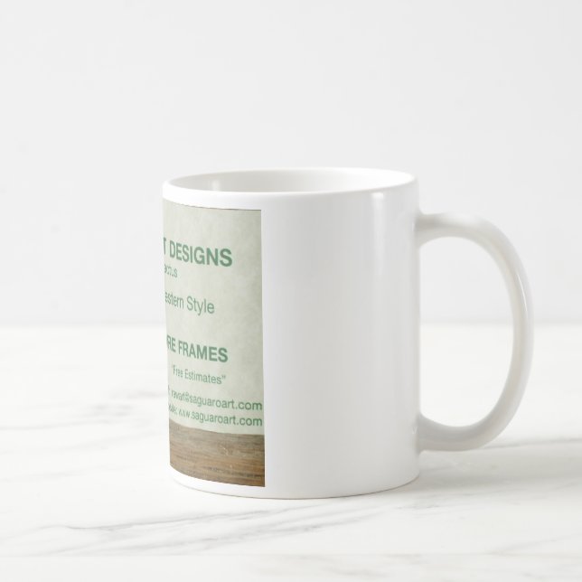 Saguaro-Kunst Businesscard Tasse (Rechts)