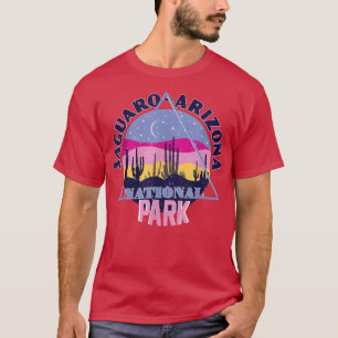 Saguaro National Park Arizona Desert Magic Night  T-Shirt