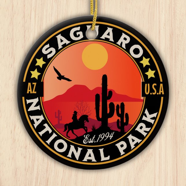 Saguaro National Park Arizona U.S. Keramik Ornament (Von Creator hochgeladen)