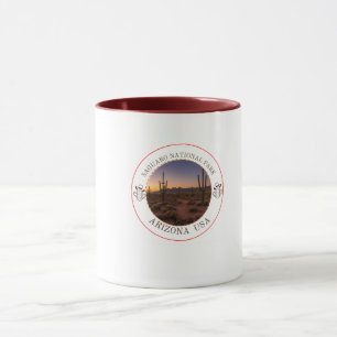 Saguaro National Park Arizona Wüsten Sonnenunterga Tasse