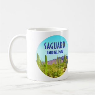 Saguaro Nationalpark Arizona Kaktus Vintage Kaffeetasse