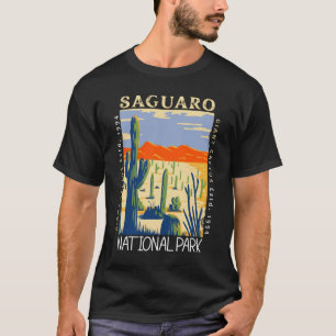 Saguaro Nationalpark Arizona Retro Not leidend T-Shirt