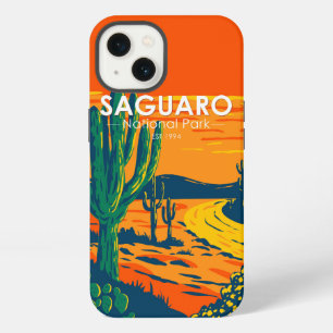 Saguaro Nationalpark Arizona Vintage iPhone 13 Hülle