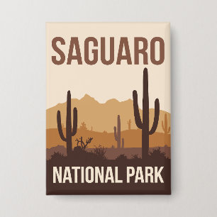 Saguaro Nationalpark California Button