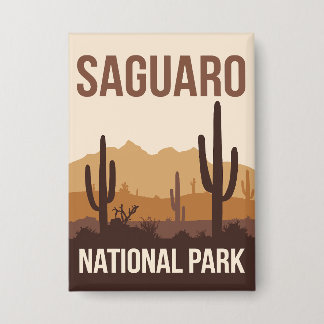 Saguaro Nationalpark California Button