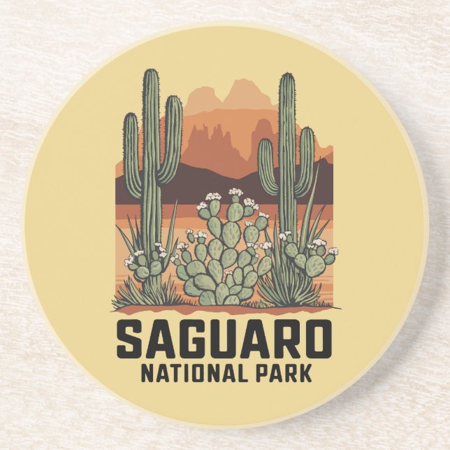 Saguaro-Nationalpark Getränkeuntersetzer (Vorne)
