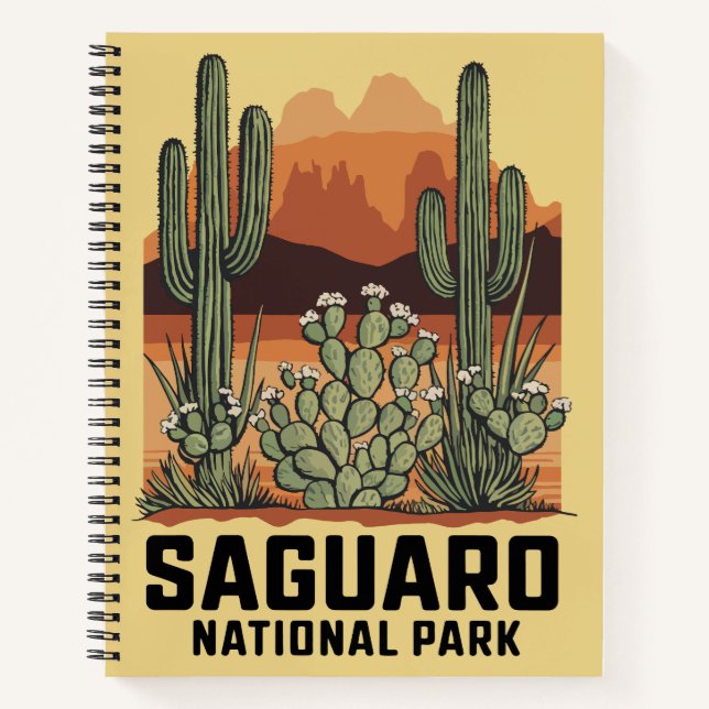 Saguaro-Nationalpark Notizbuch (Vorderseite)