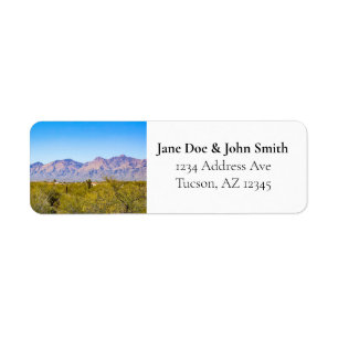 Saguaro Nationalpark Rücksendeadressen-Aufkleber