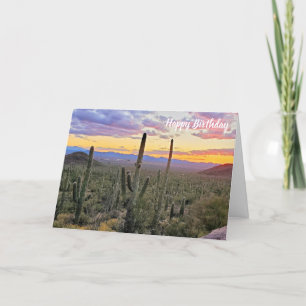 Saguaro Nationalpark Sunset Karte