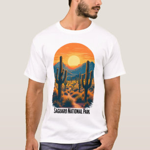 Saguaro Nationalpark Sunset - Wüste Landschaft T-Shirt