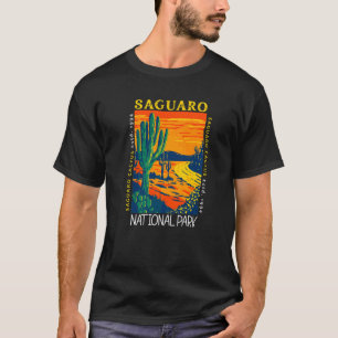 Saguaro Nationalpark Vintag Saguaro Cactus Vinta T-Shirt