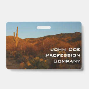 Saguaro Sonnenuntergang I Arizona Wüstenlandschaft Ausweis