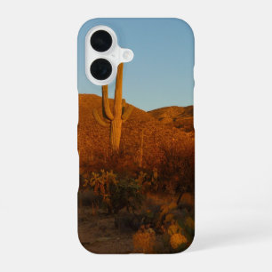 Saguaro-Sonnenuntergang I Landschaft der Arizona-W iPhone 16 Hülle