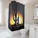 Saguaro-Sonnenuntergang-personalisierter Duschvorhang (Beispiel)