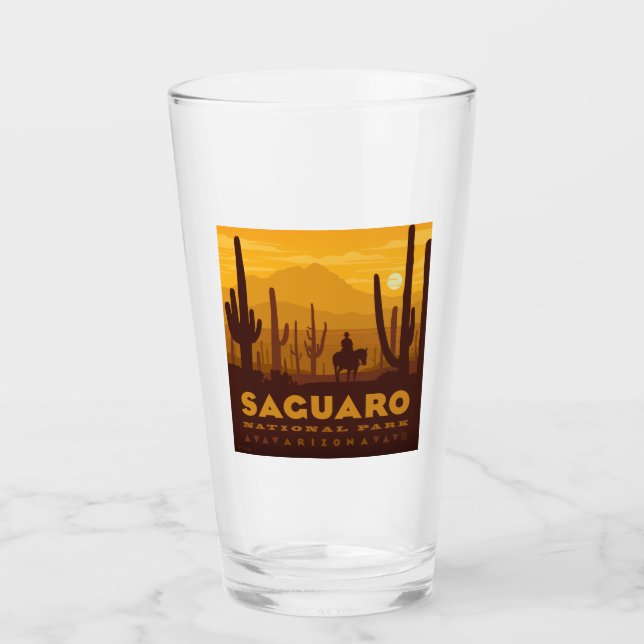 Saguaro Square Nationalpark | Arizona Glas (Vorderseite)