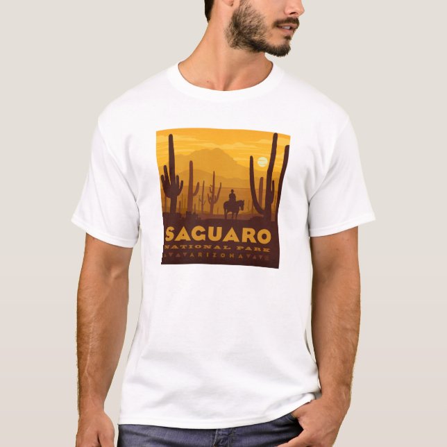 Saguaro Square Nationalpark | Arizona T-Shirt (Vorderseite)