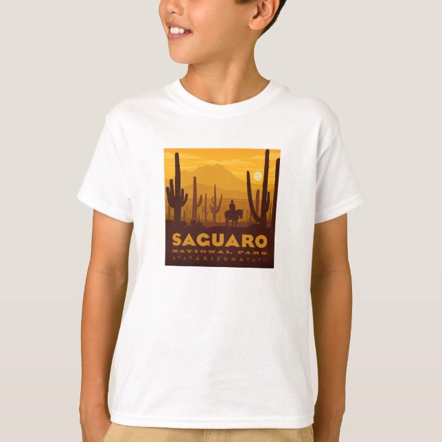 Saguaro Square Nationalpark | Arizona T-Shirt (Vorderseite)