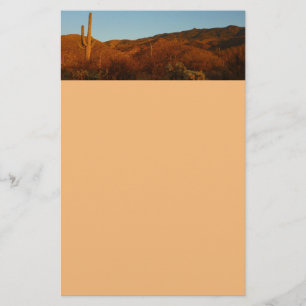 Saguaro Sunset I Arizona Wüste Landschaft Briefpapier