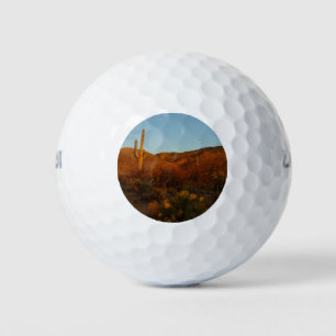 Saguaro Sunset I Arizona Wüste Landschaft Golfball
