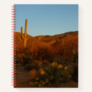 Saguaro Sunset I Arizona Wüste Landschaft Notizbuch